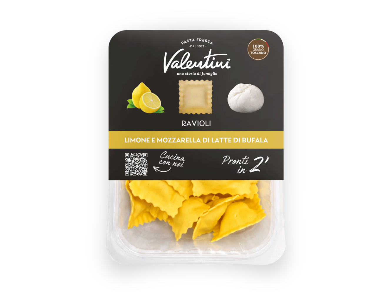 ravioli limone e bufala